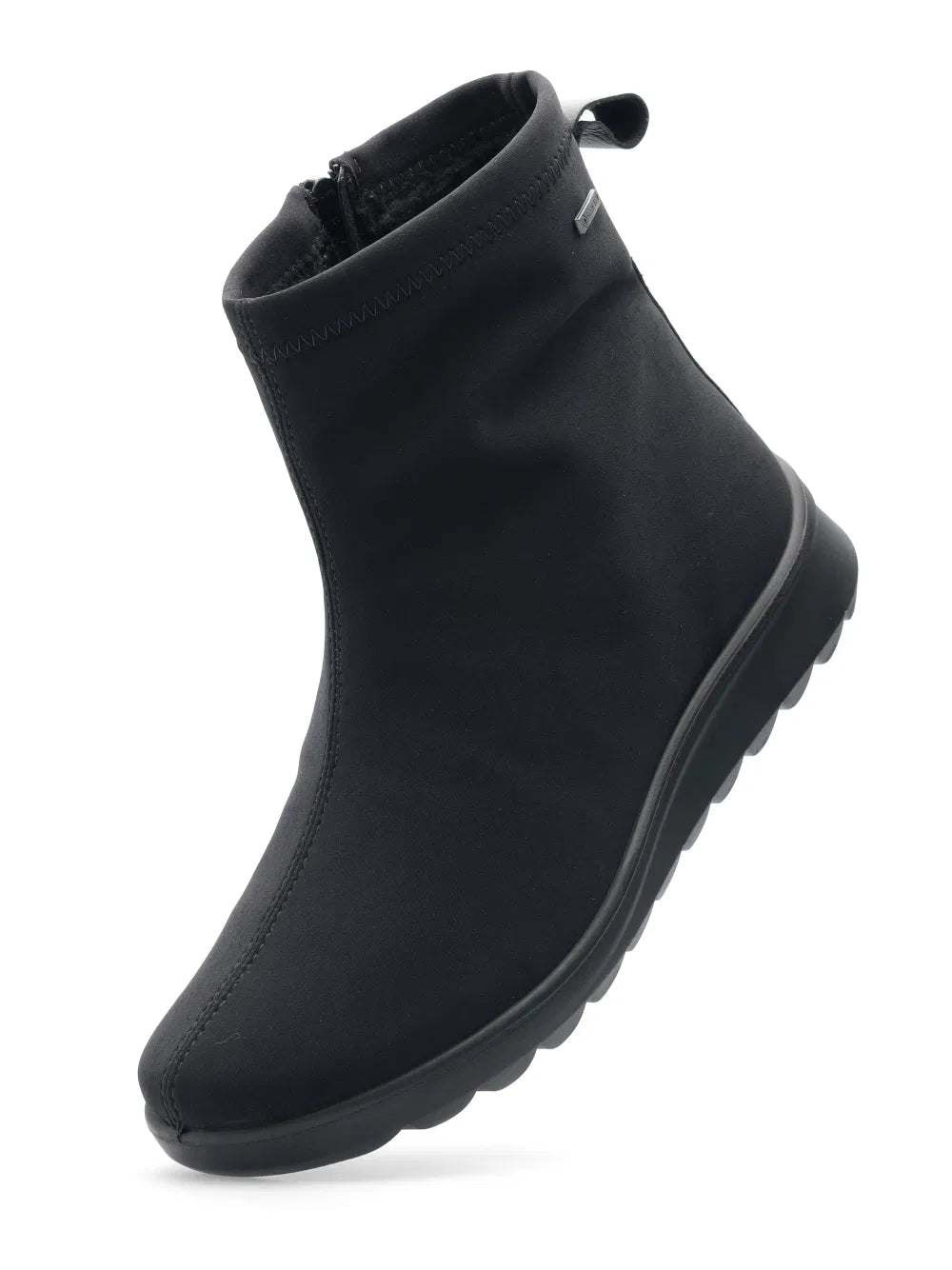 Polacchino in tessuto tecnico  tacco 2,5 cm.