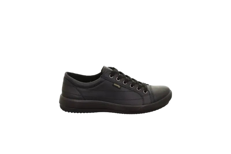 Sneakers in pelle tacco 3 cm.