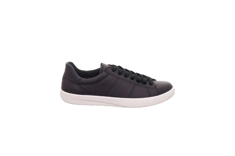 Sneakers in pelle tacco 3 cm.