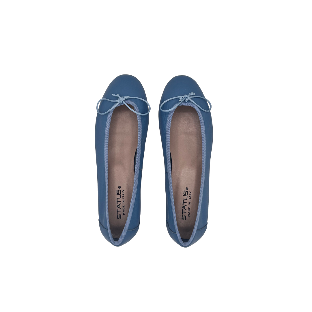 Ballerina pelle tacco 0,5 cm.