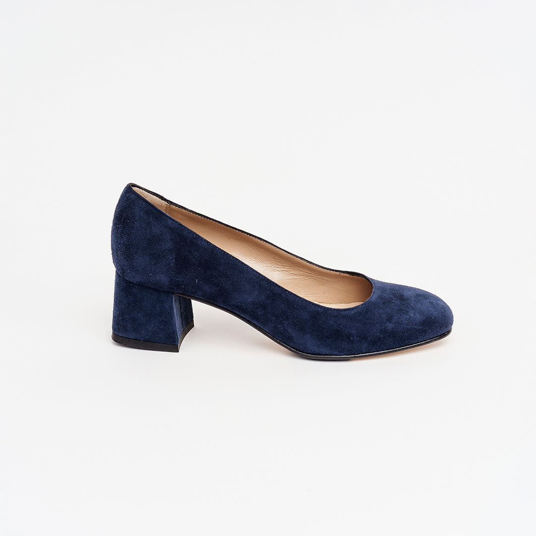 Décolleté in camoscio tacco 5 cm