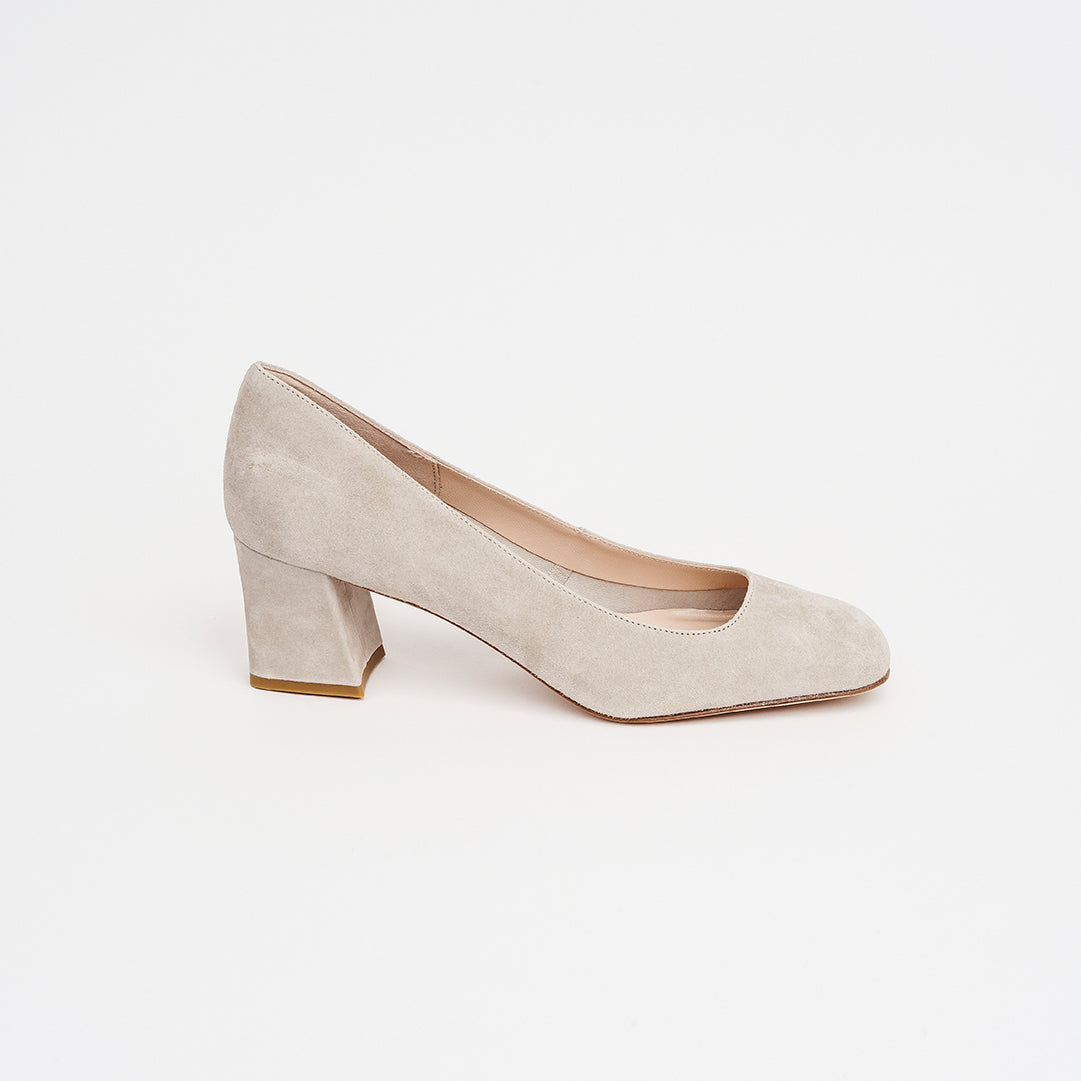 Décolleté in camoscio tacco 5 cm
