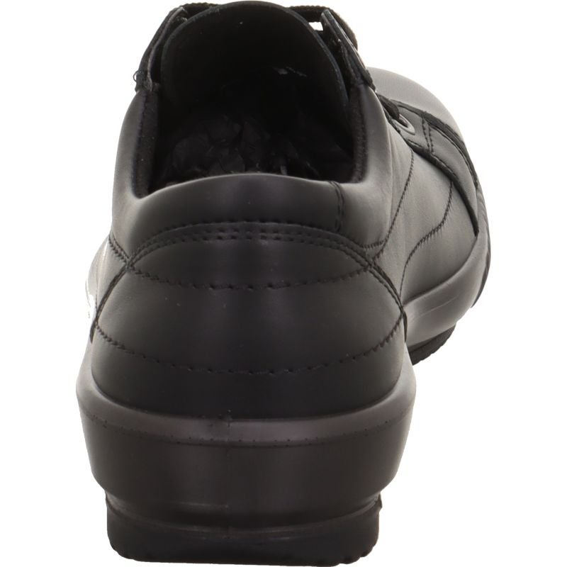 Sneakers in pelle tacco 3 cm.