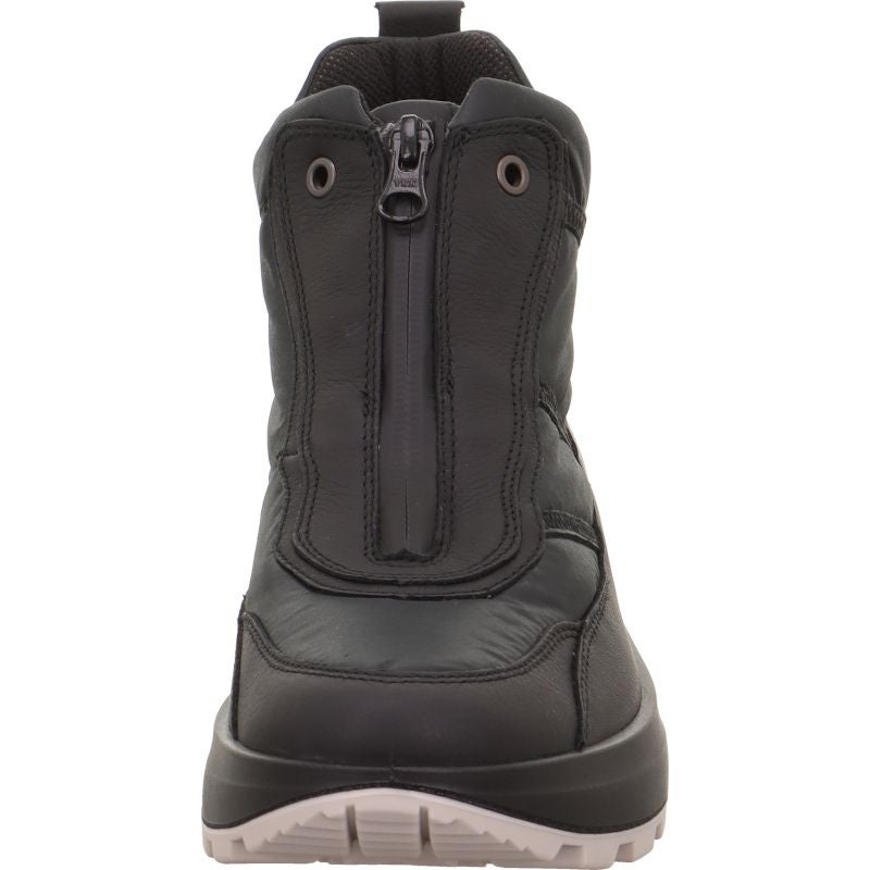 Polacchino zip in tacco 3,5 cm.