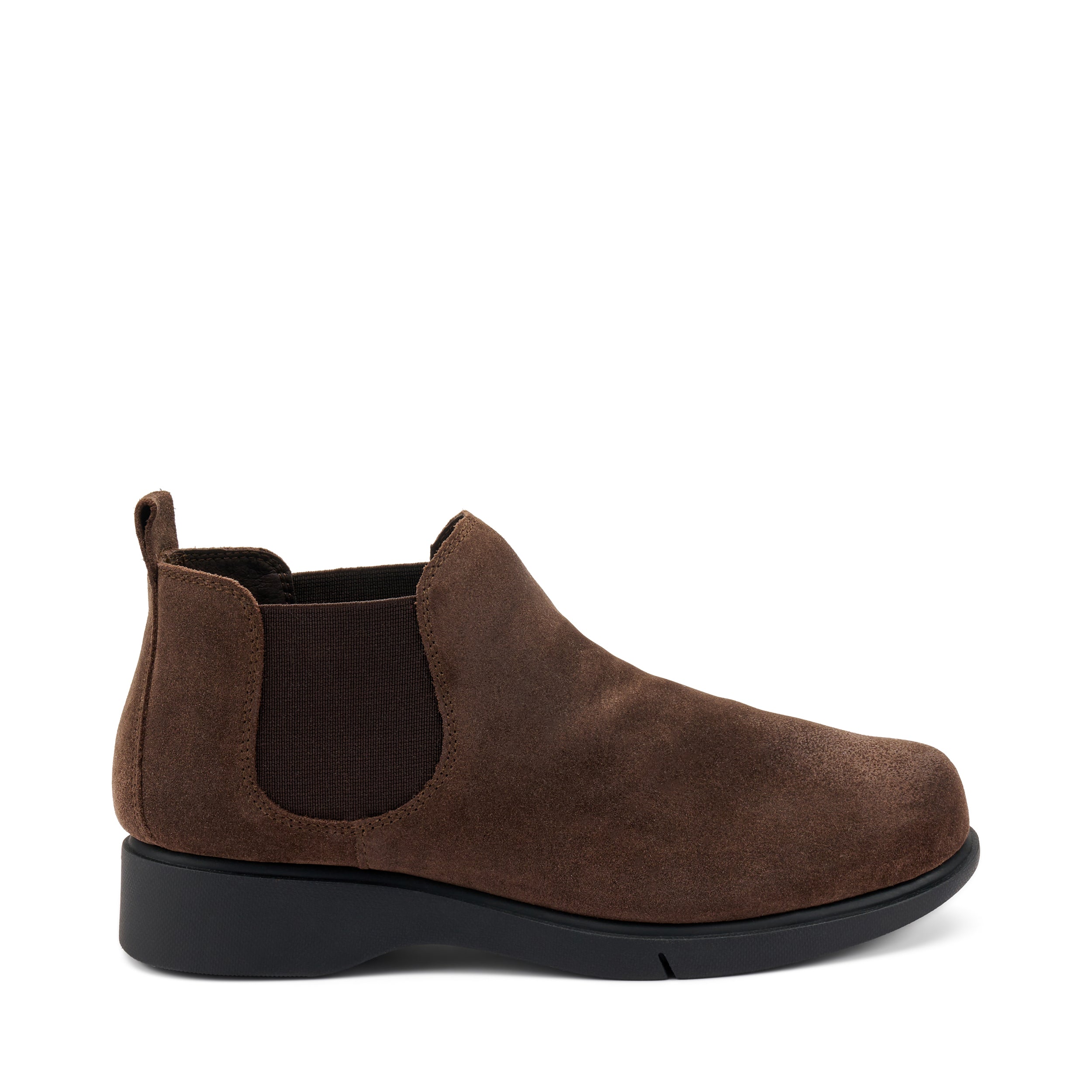 Beatles sporty gambale basso in camoscio tacco 3 cm.