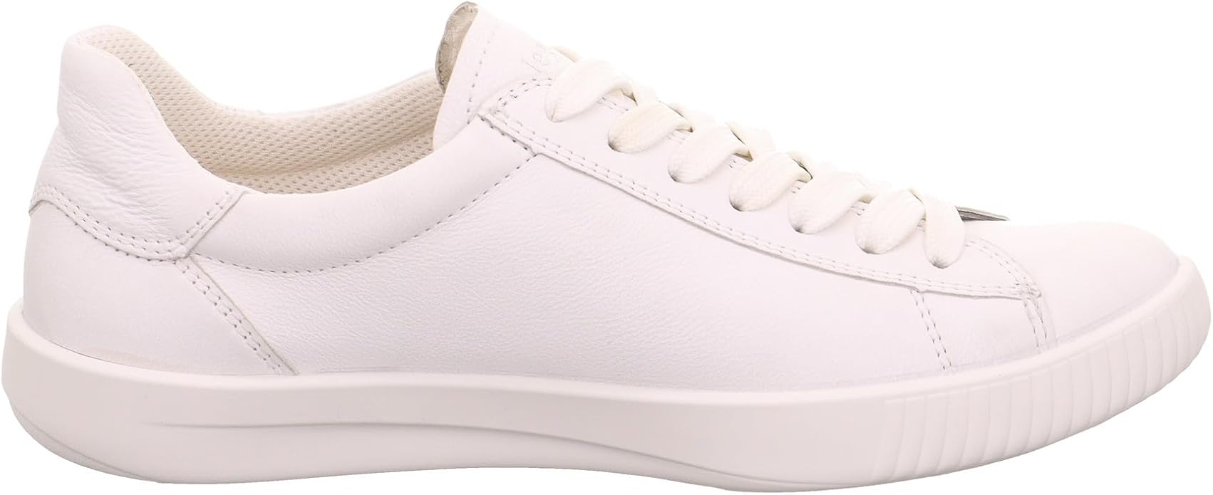 Sneakers in pelle tacco 3 cm.